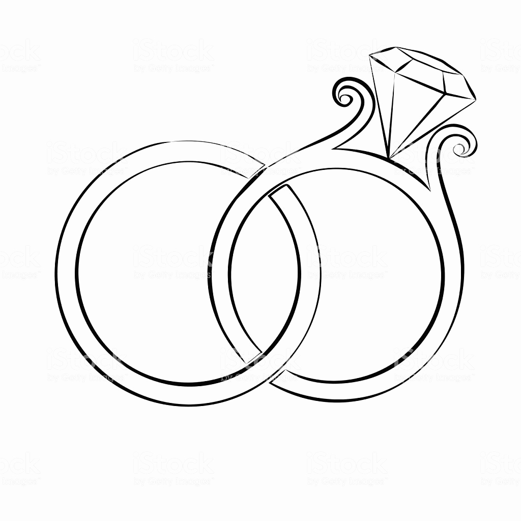 1024x1024 52 Awesome Wedding Ring Drawing