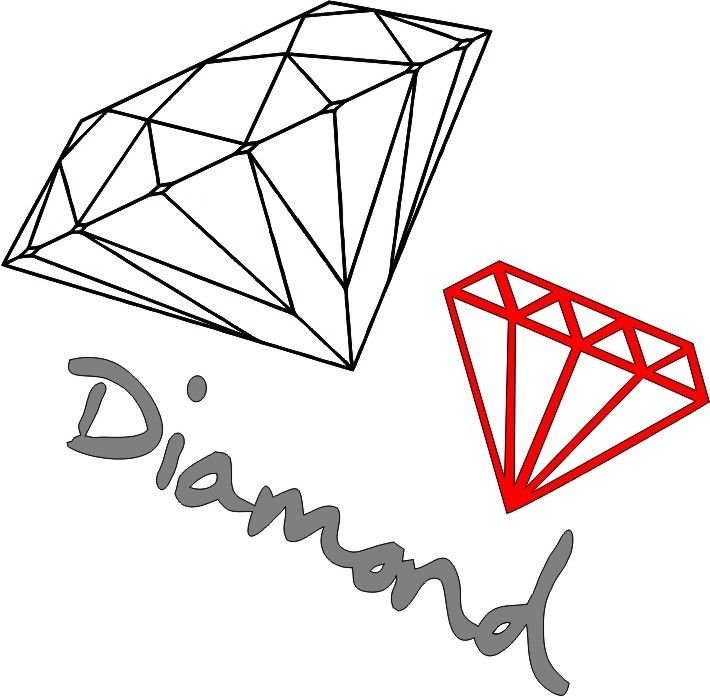 710x697 Diamond Supply Co All Choose Color Lrg Young And Reckless Decal