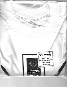 232x300 Diamond Supply Co. Diamond Sk8 Life Tee Ss Whitelack Large Ebay