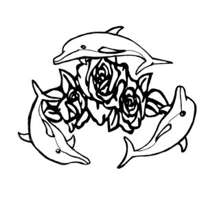 300x286 Diamond N Rose Tattoo Sample In 2017 Real Photo, Pictures, Images