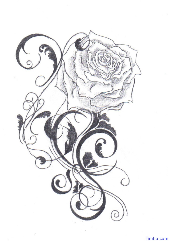 718x1023 Rose Tattoos Fimho