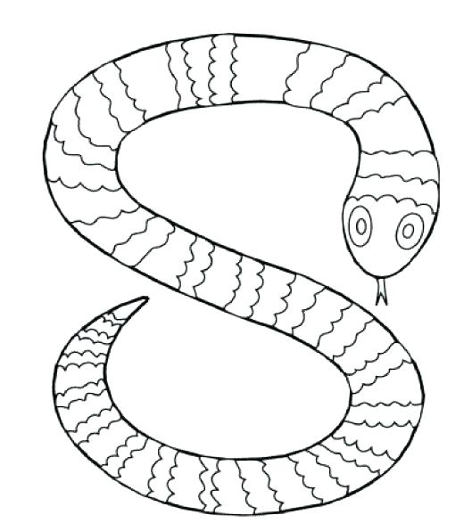 520x596 Rattlesnake Coloring Page Coloring Page Snake Reptiles Amphibians