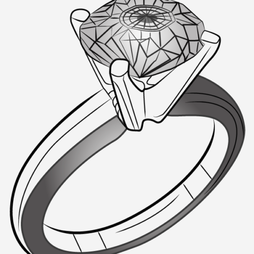 500x500 New Draw Diamond Ring