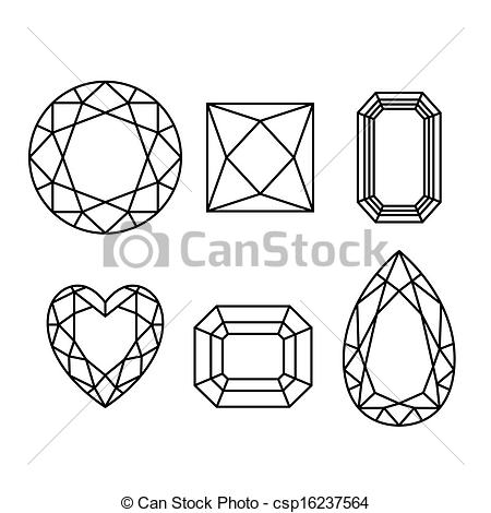 450x470 Diamonds Drawings