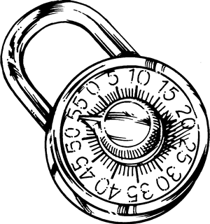 300x320 Combination Lock