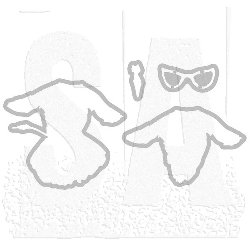 800x800 Sizzix Framelits Die Set Hipster Goat 662249