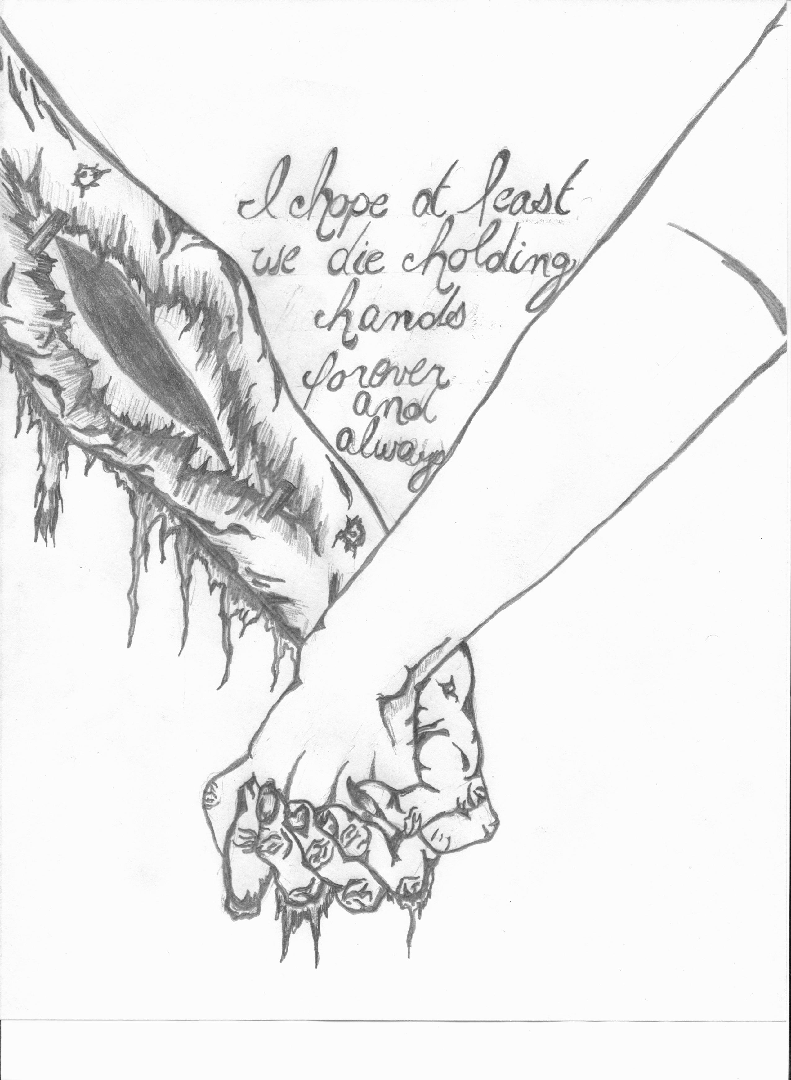 2550x3480 I Hope We Die Holding Hands. By Dropdead Jessica