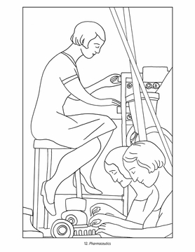 278x360 Rivera The Detroit Industry Murals Coloring Book