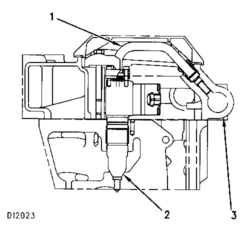 500x460 3100 Heui Diesel Truck Engine Unit Injector Hydraulic Oil Supply