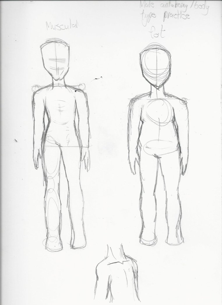 762x1048 Male Body Type Anatomy Practice By Miss Dreamerkat