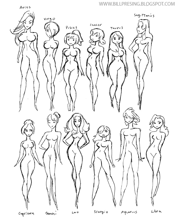 Different Body Types Drawing at GetDrawings | Free download