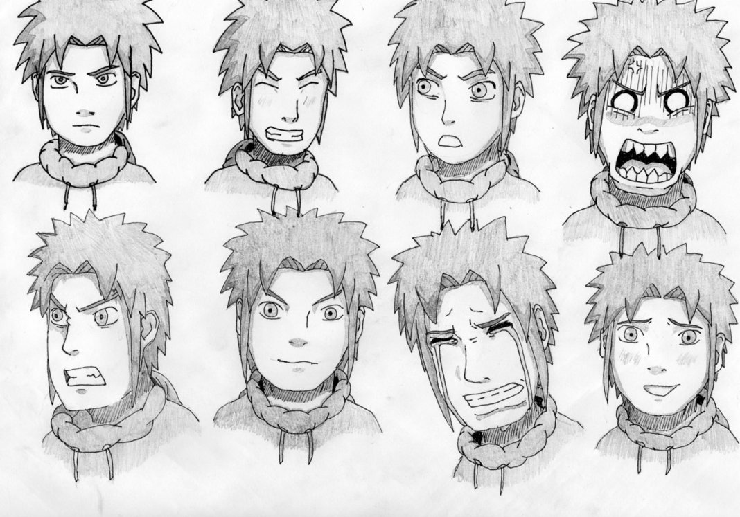 1068x747 Character Facial Expressions By Geijutsucentral