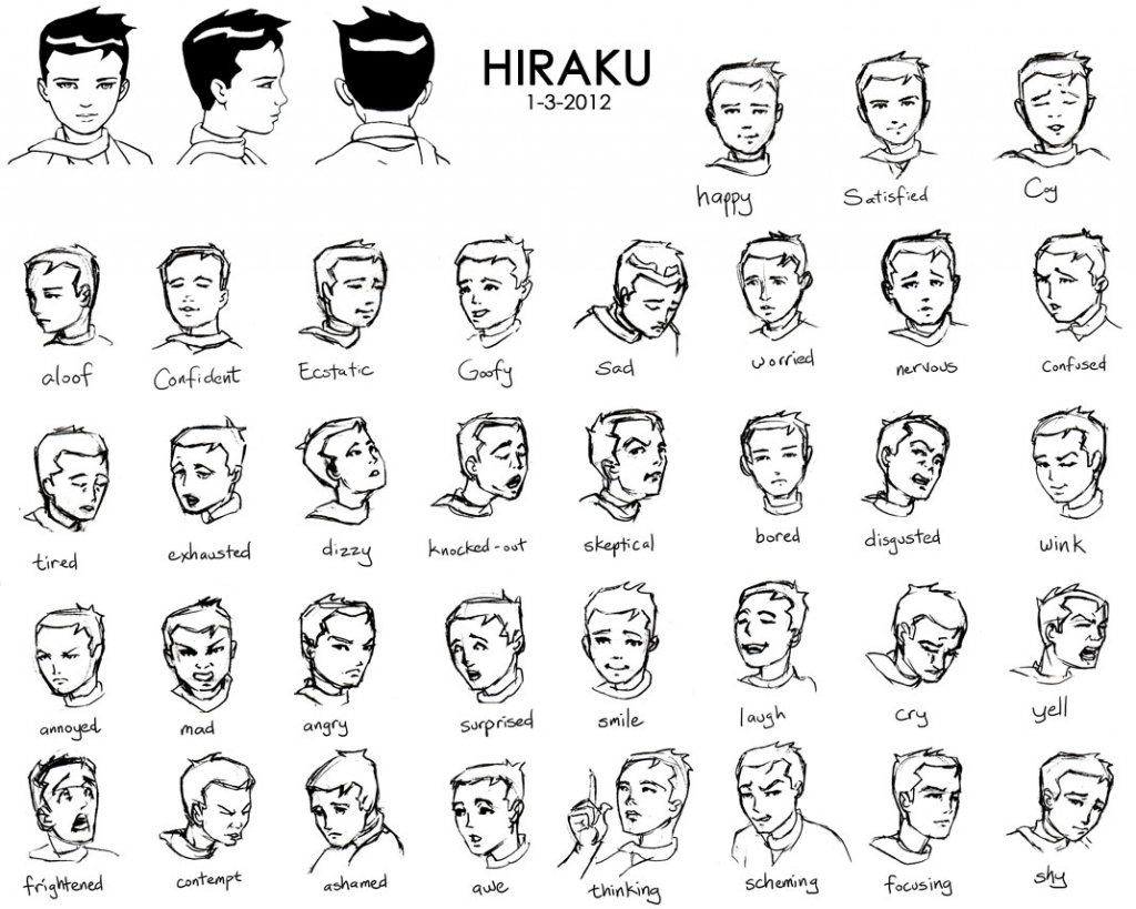 1024x819 Drawing Facial Expressions Images About Emotions