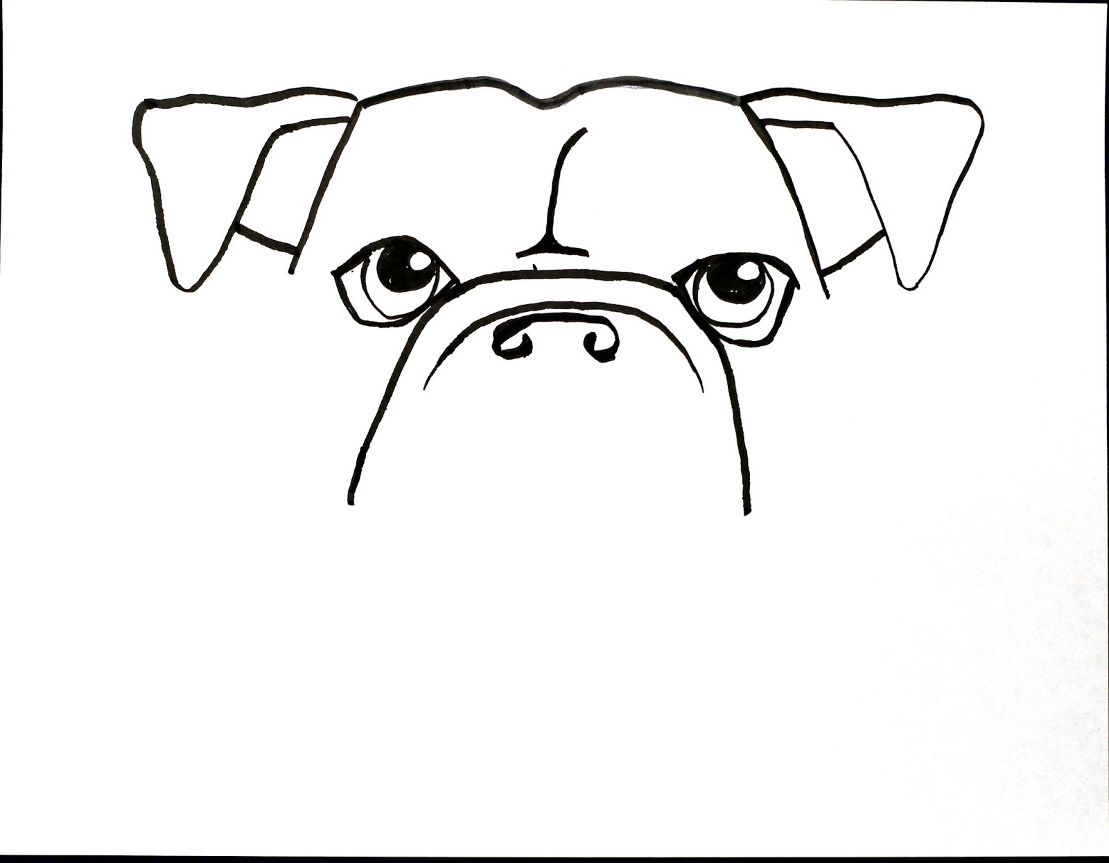 1600x1245 Smart Class Bull Dog Draw A Long