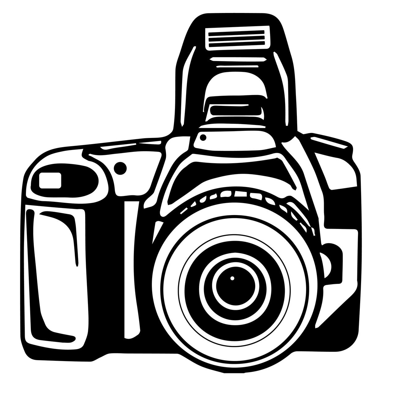 1280x1280 Free Camera Svg Cut File Craftables