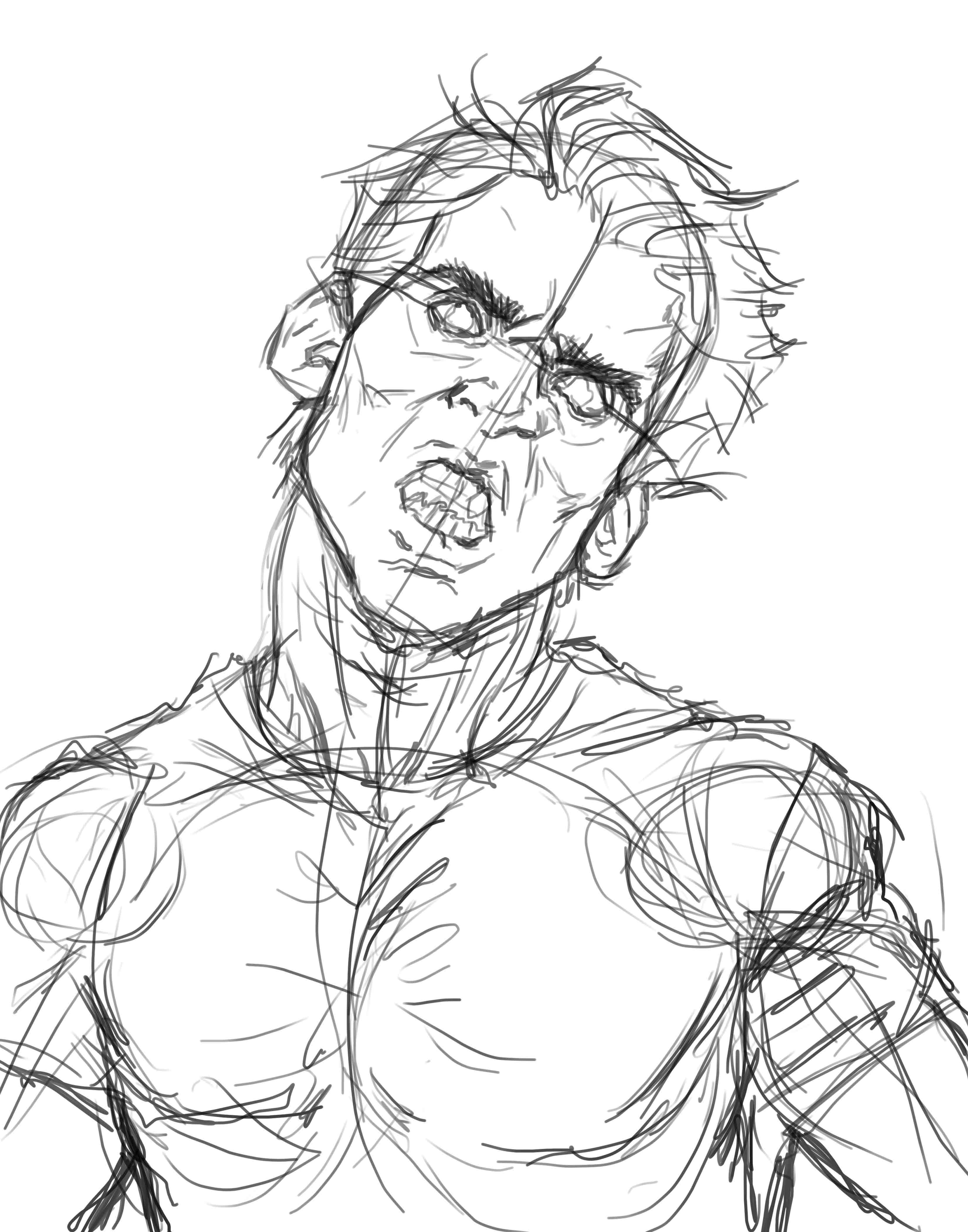 3300x4200 Zombie Digital Painting Tutorial Johnny Tie Studios