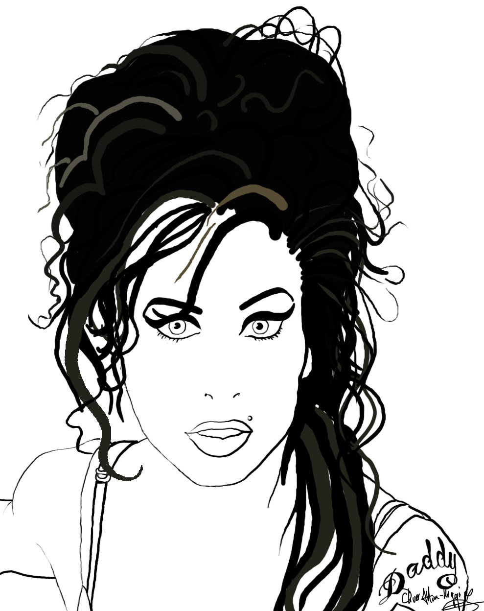 989x1248 Amy Winehouse By Olivera H