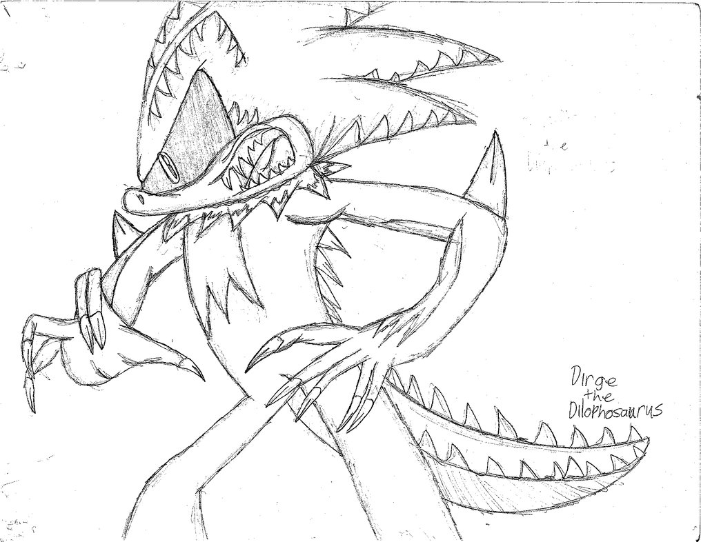 1016x786 Dilophosaurus Coloring For Kid Dinosaurs Pictures And Facts