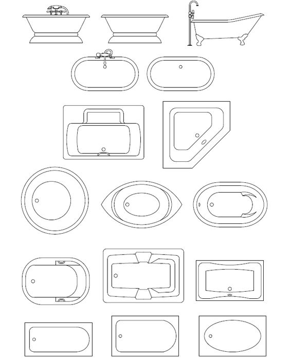 564x703 Bathroom Details Cad Blocks Design Detail