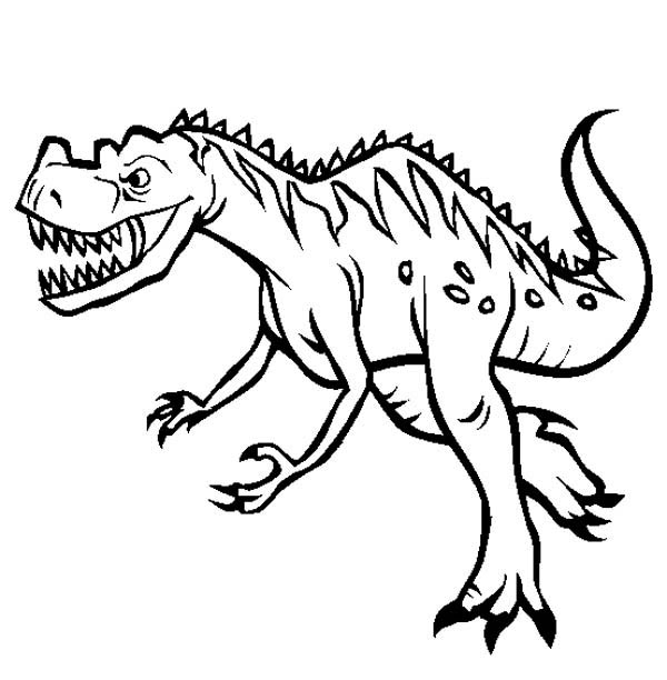 600x612 Printable Dinosaur Pictures To Color T Rex Printable Pages