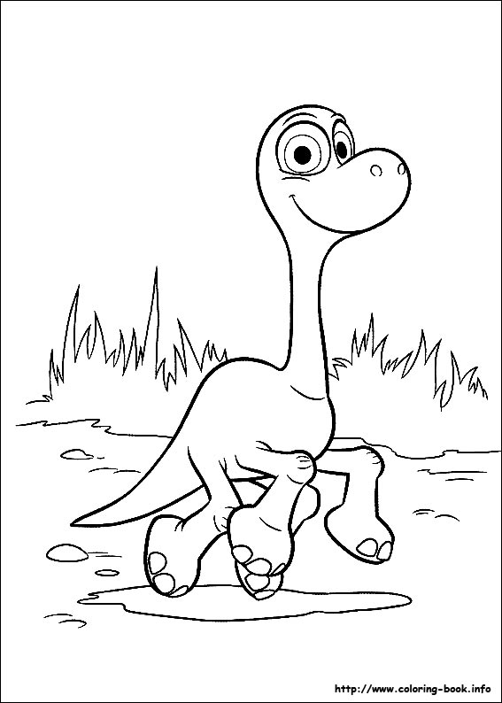 567x794 The Good Dinosaur Coloring Picture Coloring For Kid