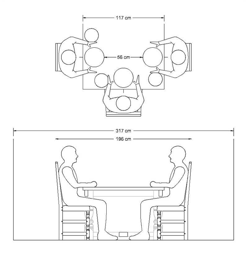 800x824 A Guide To Choosing The Ideal Dining Table Width