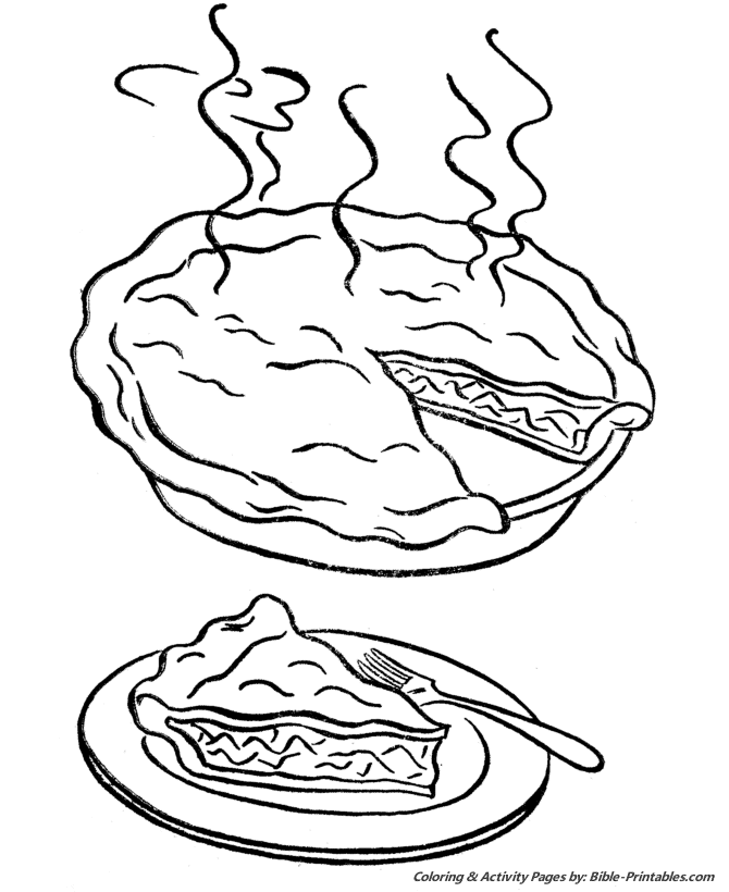 670x820 Turkey Dinner Coloring Pages