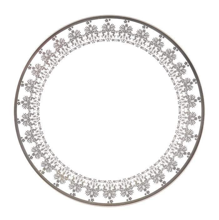 700x704 Entomo Platinum 10 Dinner Plate The New English