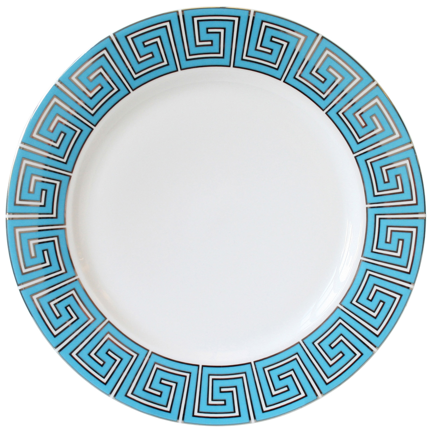 1400x1400 Modern Tableware Greek Key Dinner Plate Jonathan Adler