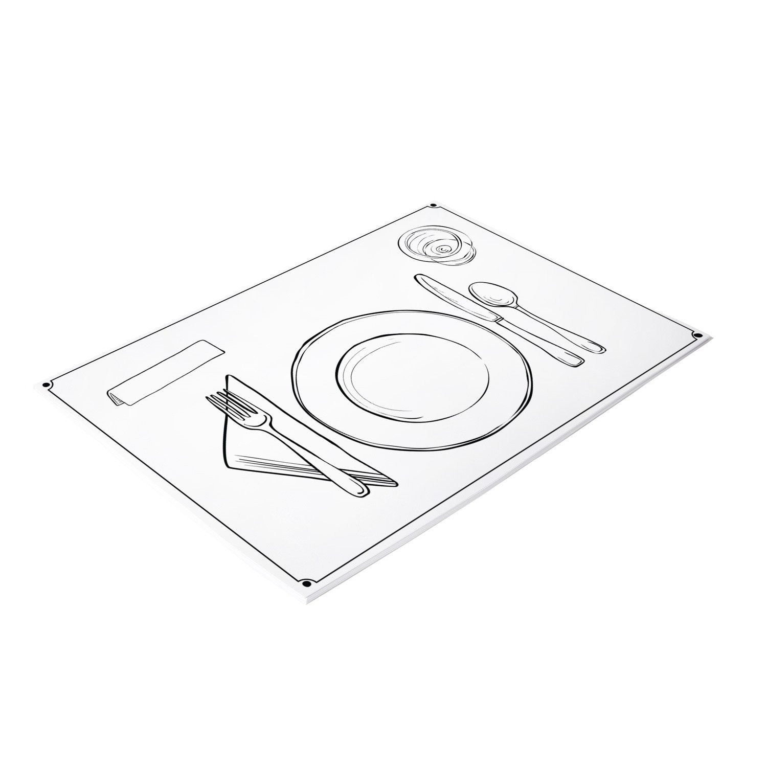 1500x1500 Paper Placemats Dinner Plate Cocolelly