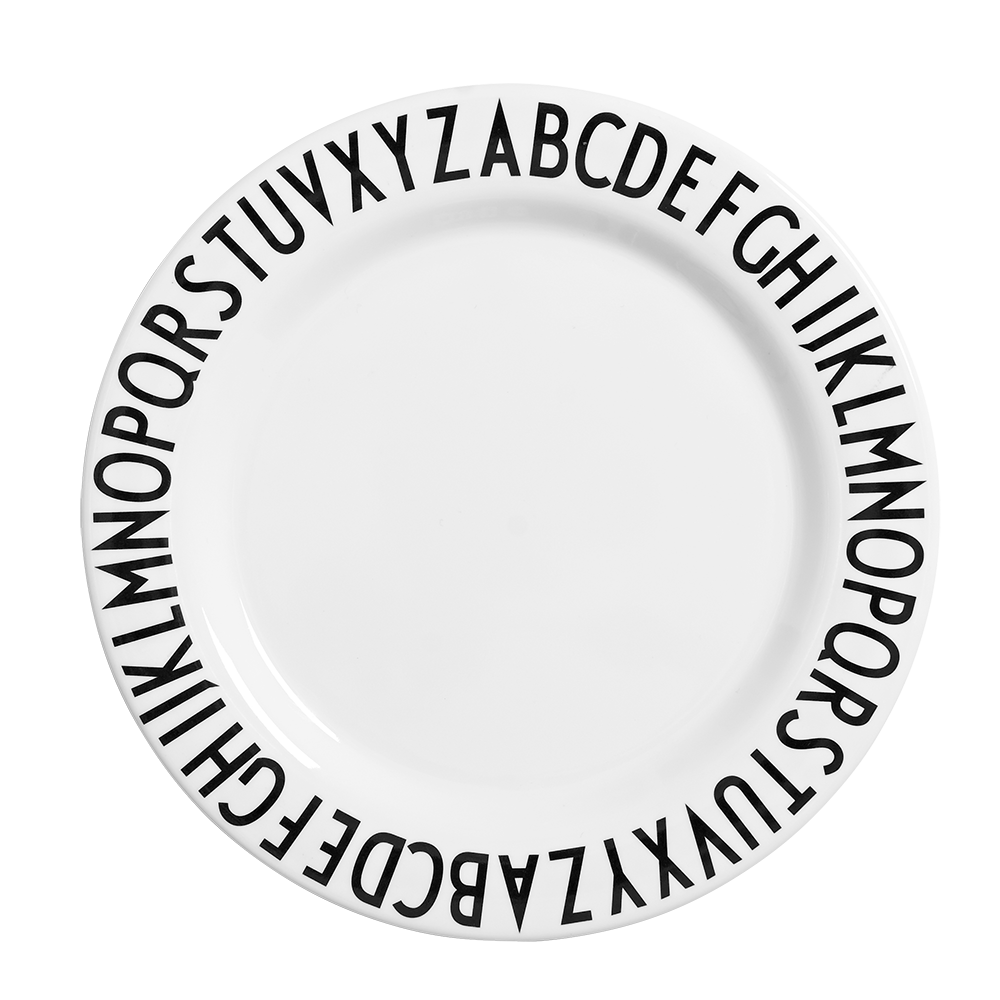 1000x1000 Abc Melamine Dinner Plate Dlk Design Life Kids