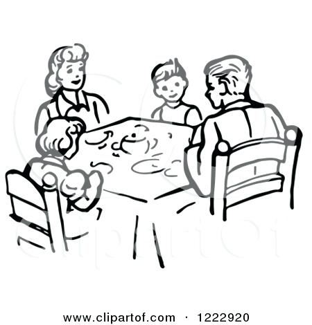 450x470 Dinner Clipart Dinnertime Clipart Christmas Dinner Table