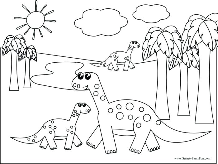 700x526 Dinosaur Valentine Coloring Pages Dinosaur Bones Printable