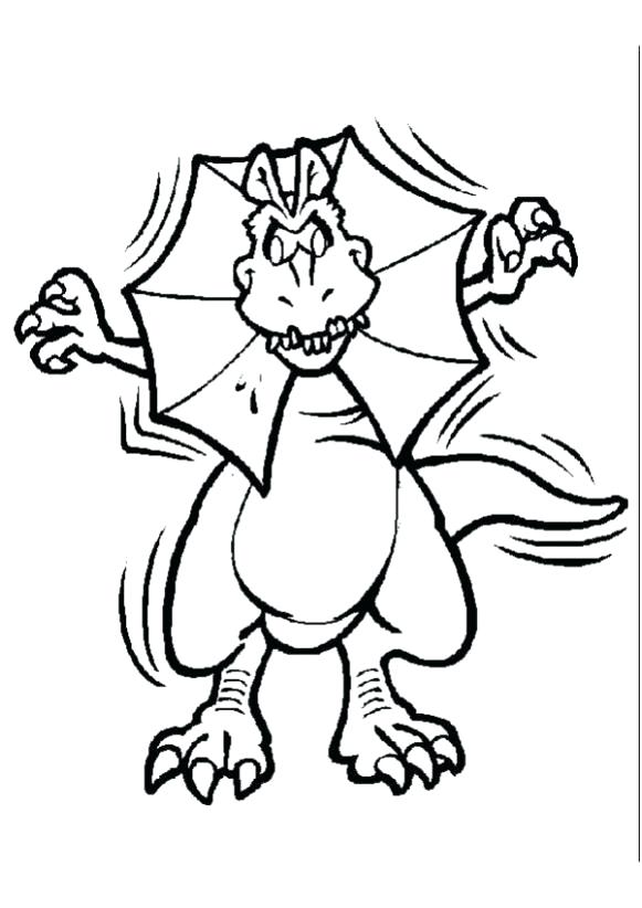 581x822 Dino Coloring Pages Flying Dinosaur Flying Dinosaur Coloring Page
