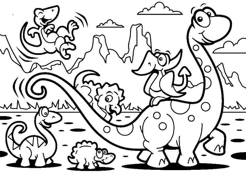 856x602 Dinosaur Coloring Page Colouring For Cure Print Printable
