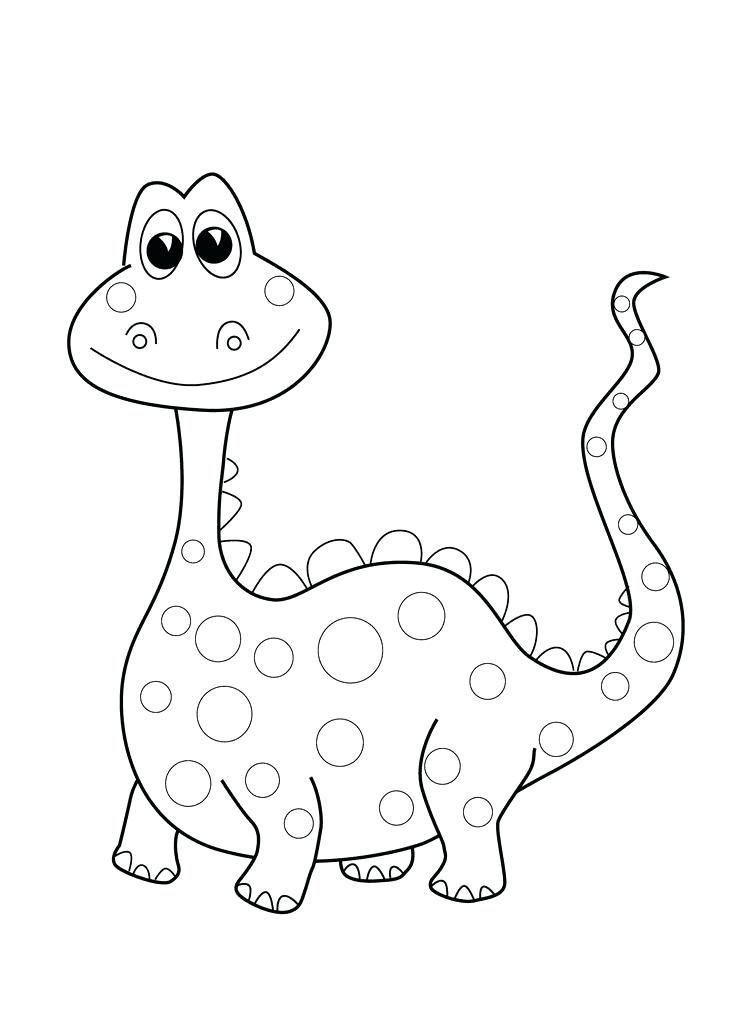 736x1031 Cartoon Dinosaur Coloring Pages Funny Dinosaur Coloring Page