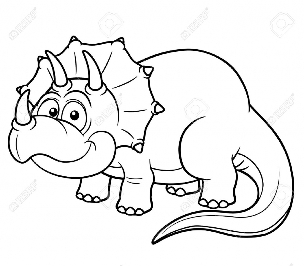 1024x896 Cartoon Dinosaur Drawing