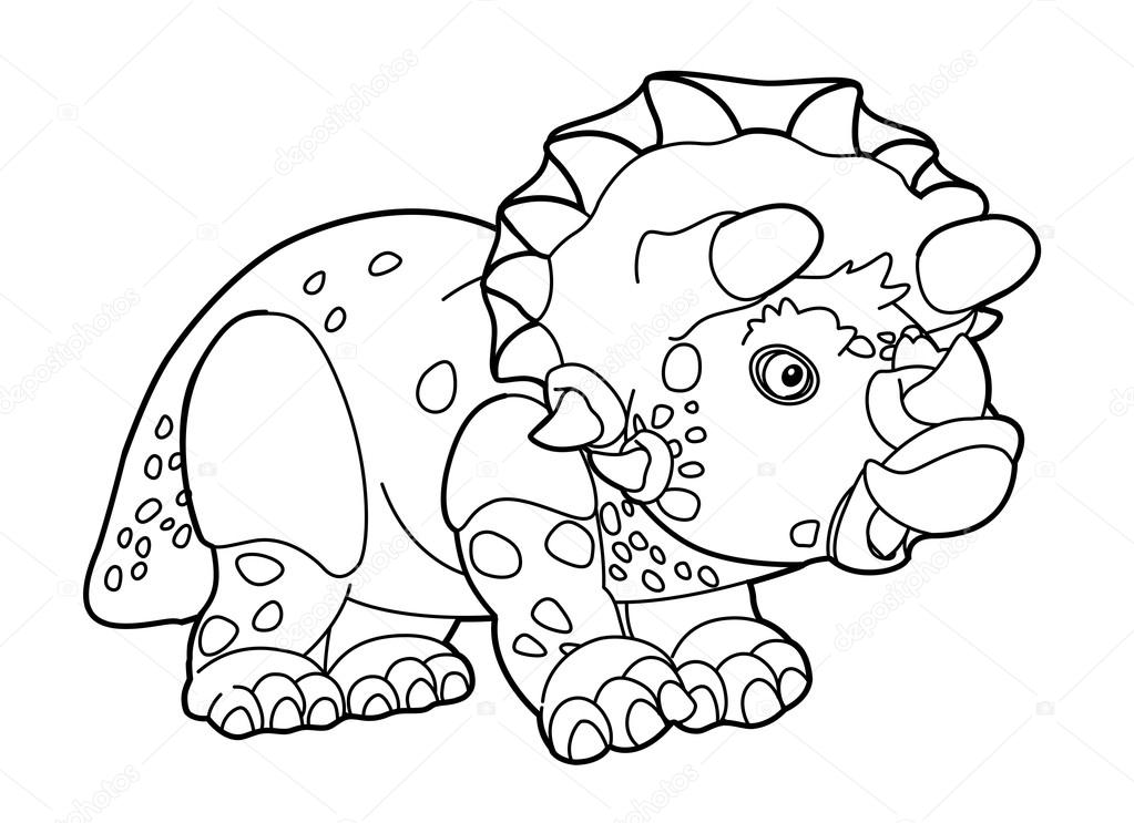 1023x743 Cartoon Dinosaur