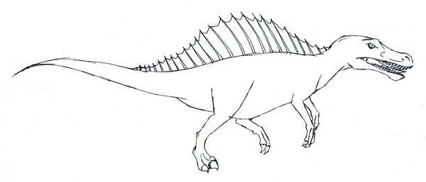 600x257 Danger Dinosaur 2 Sketch By Fandragonball
