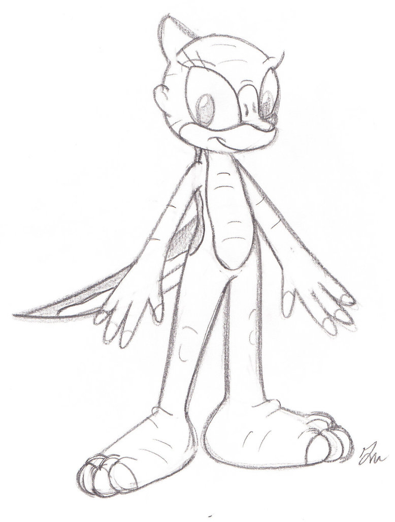 778x1027 Ducky The Dinosaur Sketch By Lol20