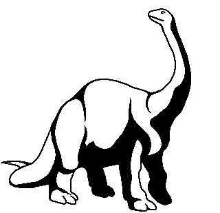 320x309 Dinosaur Black And White Clipart Collection