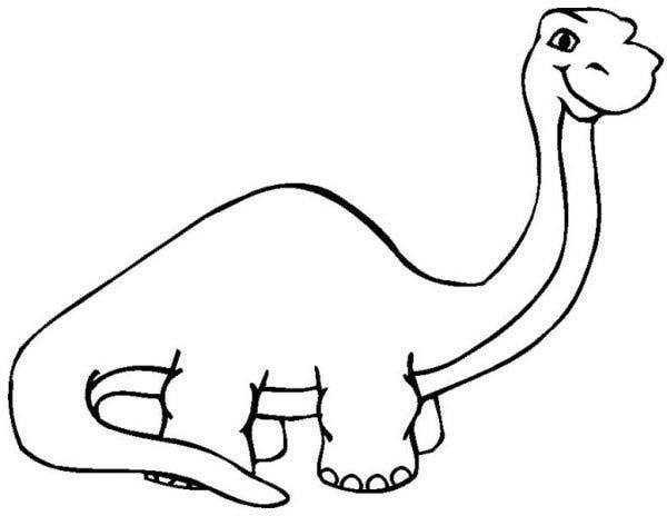 600x464 Dinosaur Coloring Pages For Kids