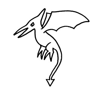 320x320 Tag For Easy Cute Dinosaur Drawing Simple Line Art Drawings