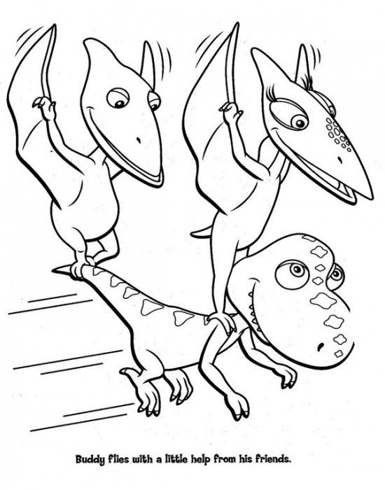 550x700 Coloring Pages Draw A Dinosaur