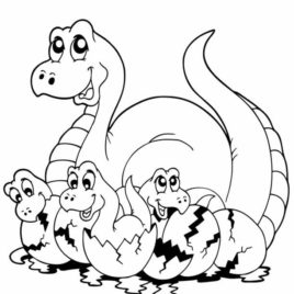 268x268 Coloring Pages Dinosaurs Kids Drawing And Coloring Pages
