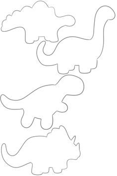 236x354 The Best Dinosaur Outline Ideas On Dinosaur