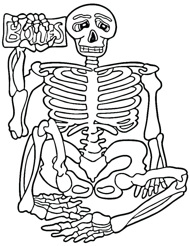 750x970 Dinosaur Bones Coloring Pages Skeleton Coloring Pages Free