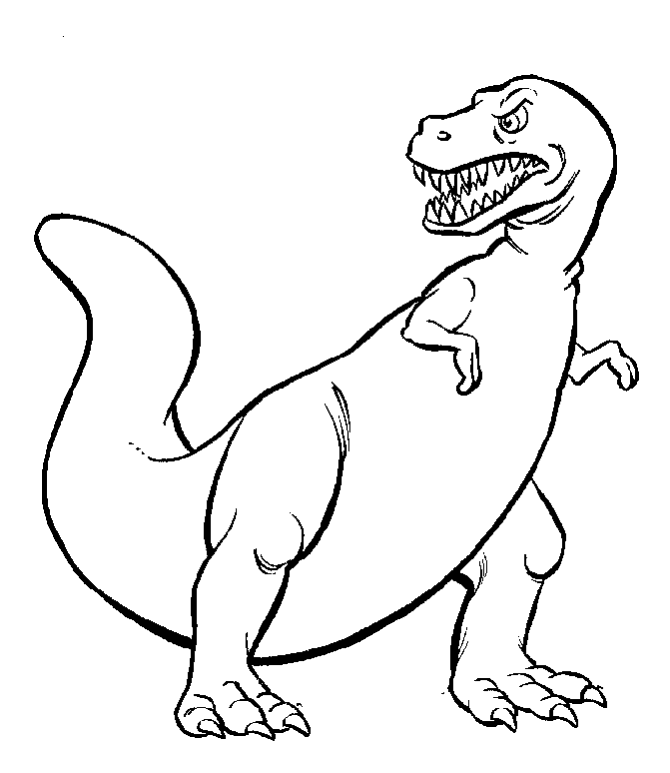 670x773 Tyrannosaurus Rex Coloring Page 291205