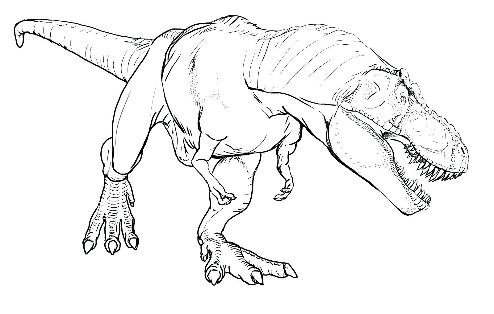 1600x1019 Coloring T Rex Dinosaur Coloring Pages