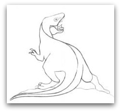 249x231 How To Draw A Dinosaur